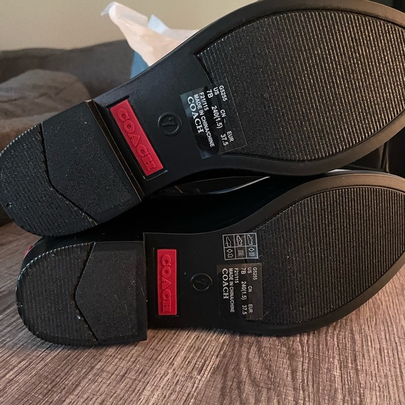 NWT Coach Rubber Rain Bootie - Picture 8 of 8